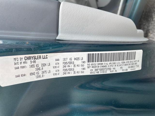 2009 Chrysler Pt Cruiser Touring VIN: 3A8FY58959T537958 Lot: 81159063