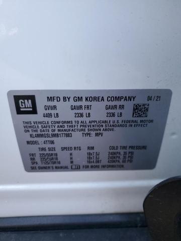 KL4MMGSL9MB177883 | 2021 BUICK ENCORE GX