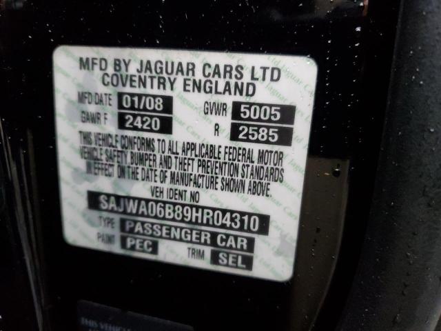 2009 Jaguar Xf Premium Luxury VIN: SAJWA06B89HR04310 Lot: 79067133