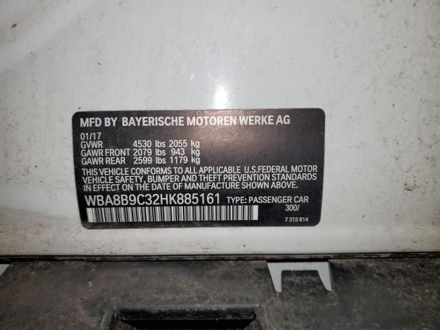 2017 BMW 330 I - WBA8B9C32HK885161