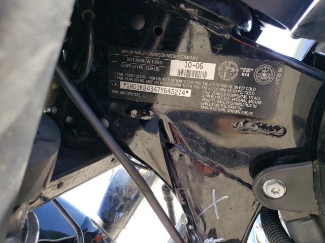 2007 HARLEY-DAVIDSON FLHX CALIF - 1HD1KB4347Y645274