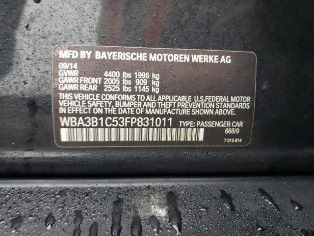 WBA3B1C53FP831011 | 2015 BMW 320 I