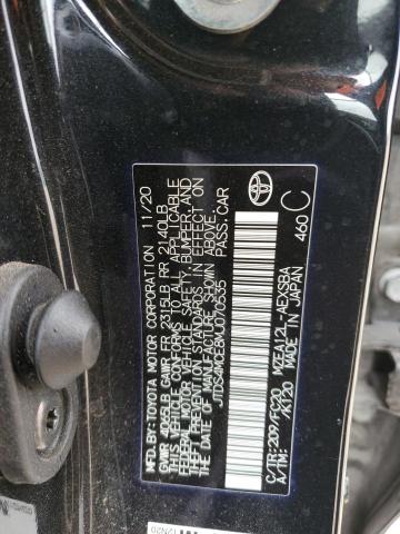 2021 TOYOTA COROLLA SE - JTDS4MCE8MJ070535