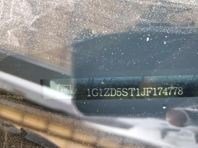 2018 CHEVROLET MALIBU LT 1G1ZD5ST1JF174778