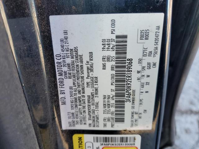 3FA6P0K92ER189068 | 2014 FORD FUSION TIT