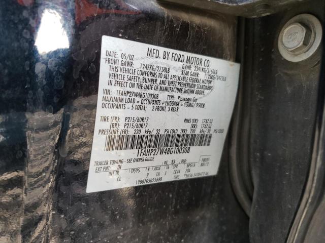 1FAHP27W48G100308 2008 Ford Taurus Sel