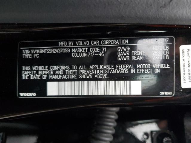 2017 VOLVO S60 R DESI - YV149MTS5H2437059