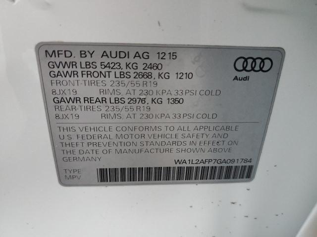 WA1L2AFP7GA091784 2016 AUDI Q5, photo no. 12