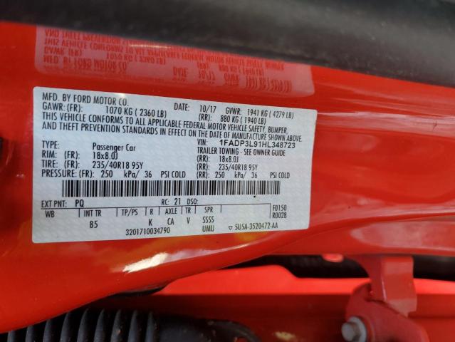 1FADP3L91HL348723 2017 FORD FOCUS, photo no. 12