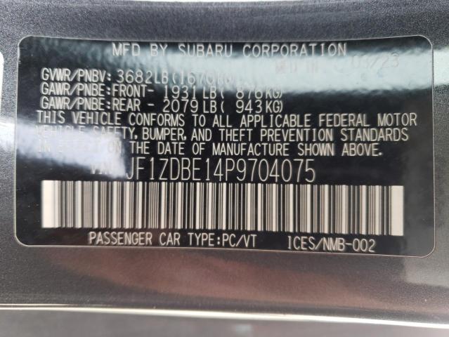 2023 SUBARU BRZ LIMITE JF1ZDBE14P9704075
