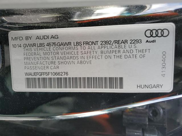 WAUEFGFF5F1066276 | 2015 AUDI A3 PREMIUM