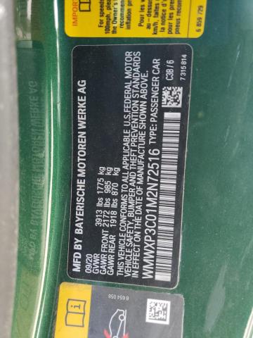 2021 MINI COOPER SE WMWXP3C01M2N72516