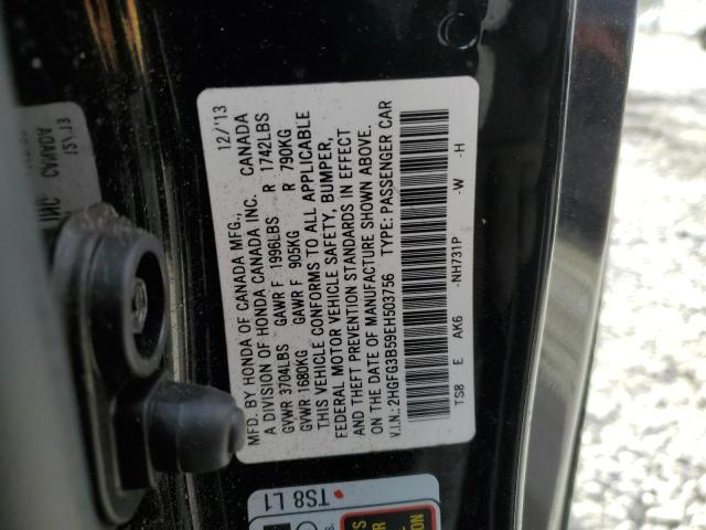 2HGFG3B59EH503756 | 2014 Honda civic lx