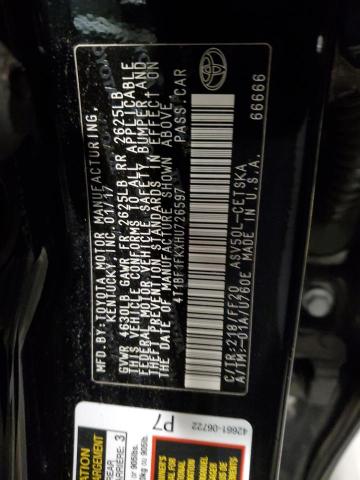 2017 TOYOTA CAMRY LE - 4T1BF1FKXHU726597