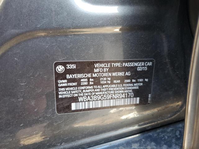 2015 BMW 335 XI - WBA3B9G59FNR94170