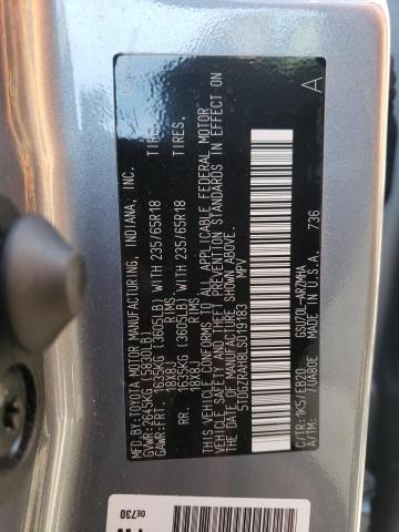 VIN 5TDGZRAH8LS019183 2020 Toyota Highlander, Xle no.14