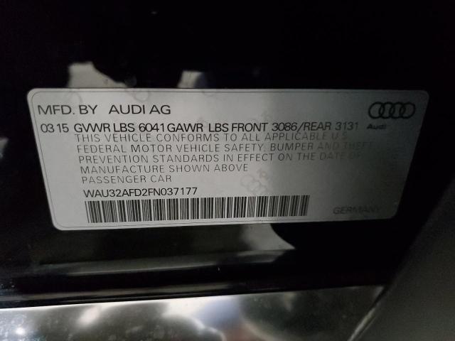 WAU32AFD2FN037177 | 2015 AUDI A8 L QUATT