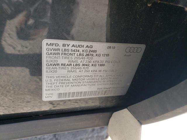 WA1BNAFY5K2111433 2019 AUDI Q5 - Image 13