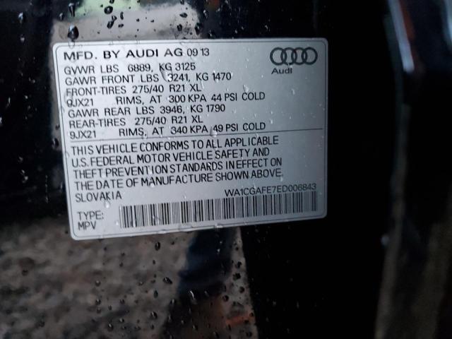 WA1CGAFE7ED006843 | 2014 AUDI Q7 PREMIUM