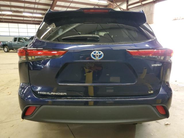 VIN 5TDBBRCH9MS524663 2021 Toyota Highlander, Hybri... no.6