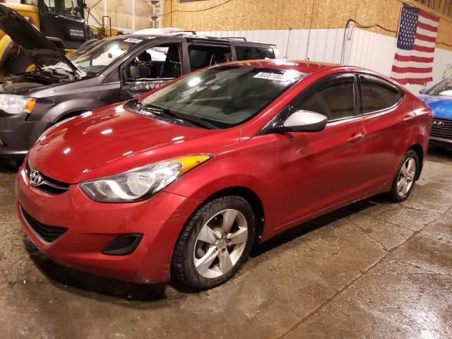 Lot #2455196436 2013 HYUNDAI ELANTRA salvage car