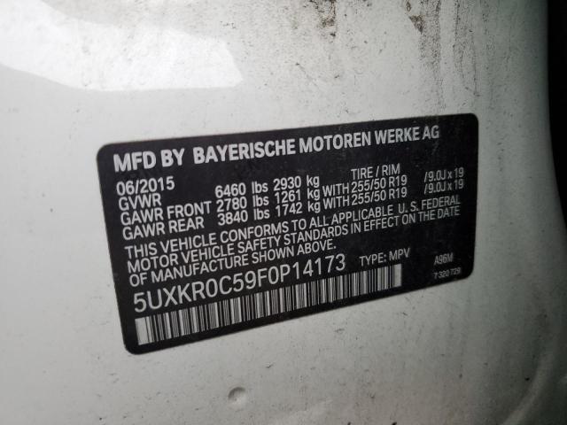 VIN 5UXKR0C59F0P14173 2015 BMW X5, Xdrive35I no.13