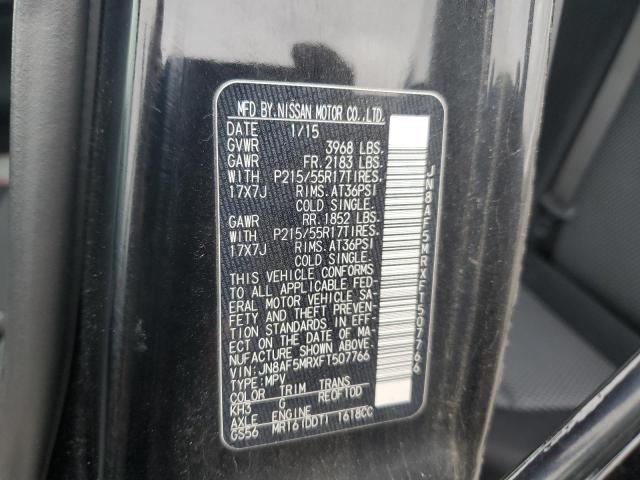 2015 NISSAN JUKE S - JN8AF5MRXFT507766