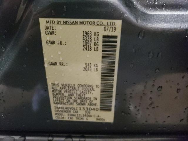 2020 NISSAN ALTIMA SL - 1N4BL4EV0LC133040