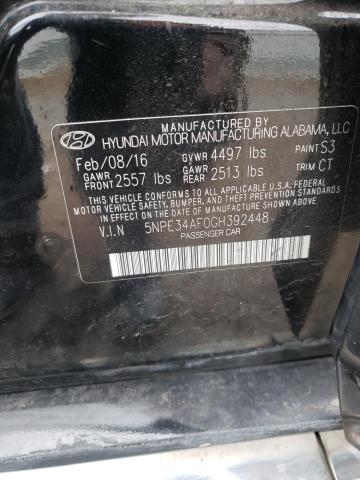 5NPE34AF0GH392448 | 2016 HYUNDAI SONATA SPO