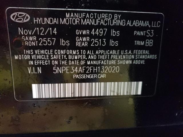 5NPE34AF2FH132020 | 2015 HYUNDAI SONATA SPO