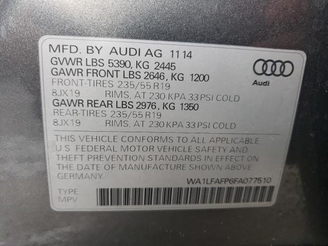 WA1LFAFP6FA077510 2015 AUDI Q5 - Image 14