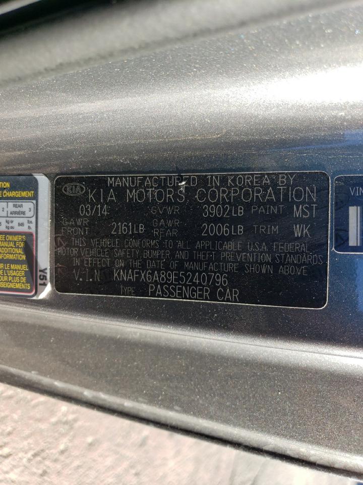 KNAFX6A89E5240796 2014 Kia Forte Ex KNAFX6A89E5240796 2014 Kia Forte Ex
