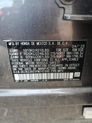 3CZRZ2H31PM747440 | 2023 HONDA HR-V LX