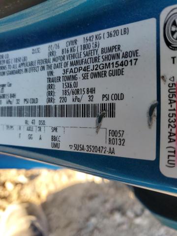 2016 FORD FIESTA SE - 3FADP4EJ2GM154017