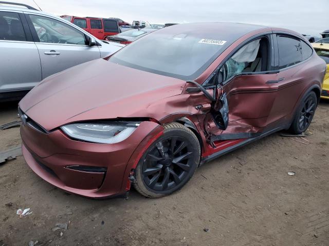 2022 Tesla Model X VIN: 7SAXCBE6XNF345479 Lot: 80235003