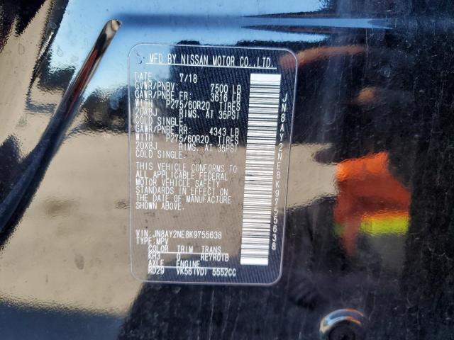 JN8AY2NE8K9755638 | 2019 NISSAN ARMADA PLA