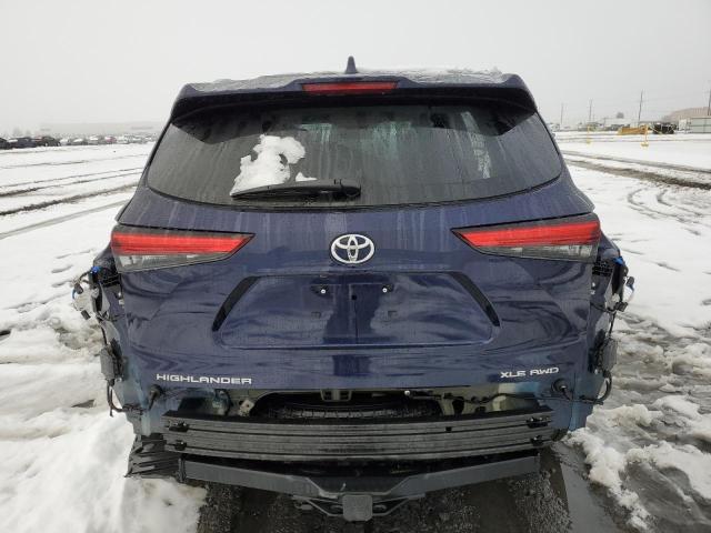 VIN 5TDGZRBH1NS575935 2022 Toyota Highlander, Xle no.6