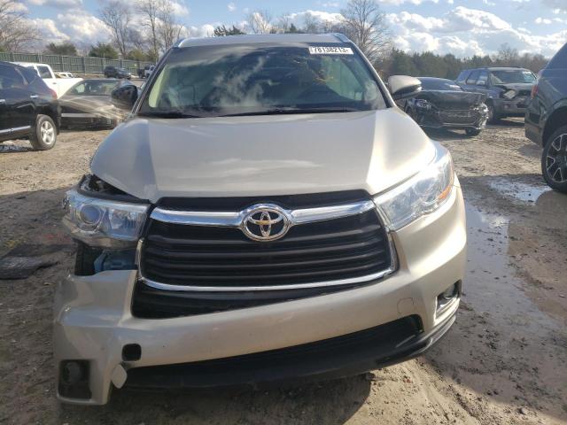 VIN 5TDDKRFH3FS078811 2015 Toyota Highlander, Limited no.5