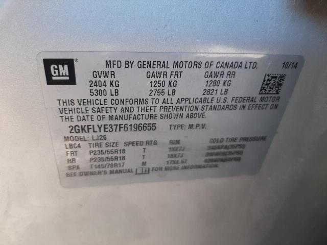 2015 GMC TERRAIN 2GKFLYE37F6196655