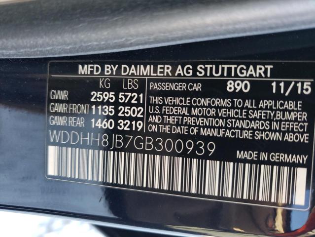 WDDHH8JB7GB300939 | 2016 MERCEDES-BENZ E 350 4MAT