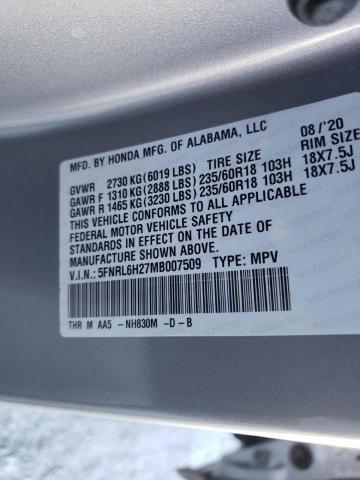 2021 HONDA ODYSSEY LX - 5FNRL6H27MB007509