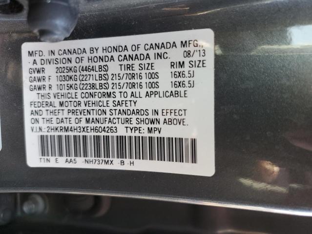 2HKRM4H3XEH604263 | 2014 HONDA CR-V LX