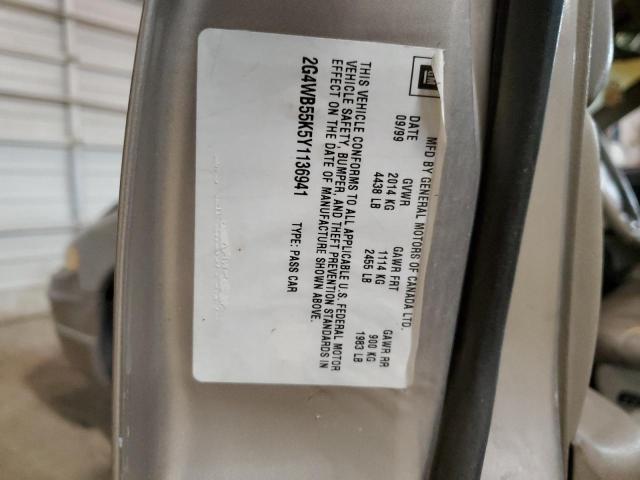 2000 Buick Regal Ls VIN: 2G4WB55K5Y1136941 Lot: 81963613