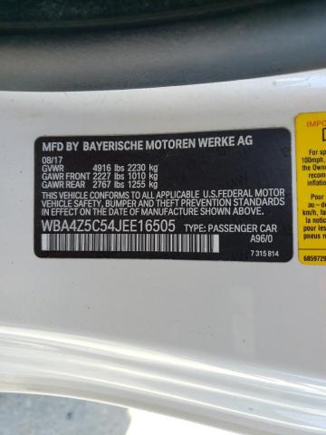 2018 BMW 440I - WBA4Z5C54JEE16505