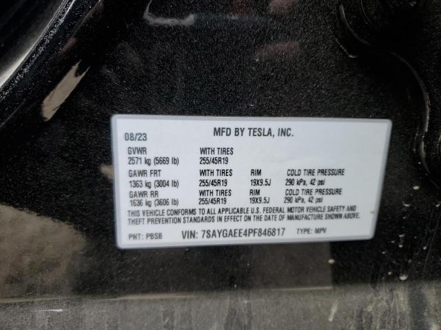 7SAYGAEE4PF846817 | 2023 TESLA MODEL Y