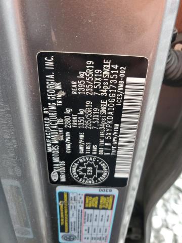 2016 KIA SORENTO SX - 5XYPKDA10GG173514