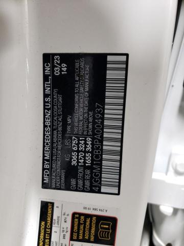 2023 MERCEDES-BENZ EQE SUV 35 - 4JGGM1CB3PA004937