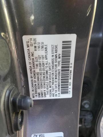 2HKRM3H72EH526672 | 2014 HONDA CR-V EXL