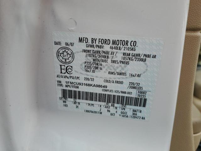 1FMCU93168KA98649 2008 Ford Escape Xlt