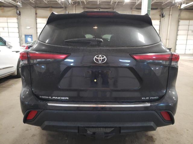 VIN 5TDHZRBH2MS075348 2021 Toyota Highlander, Xle no.6